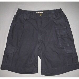 5.11 Tactical 100% Cotton Navy Blue Canvas Cargo Work Shorts Men's‎ 32